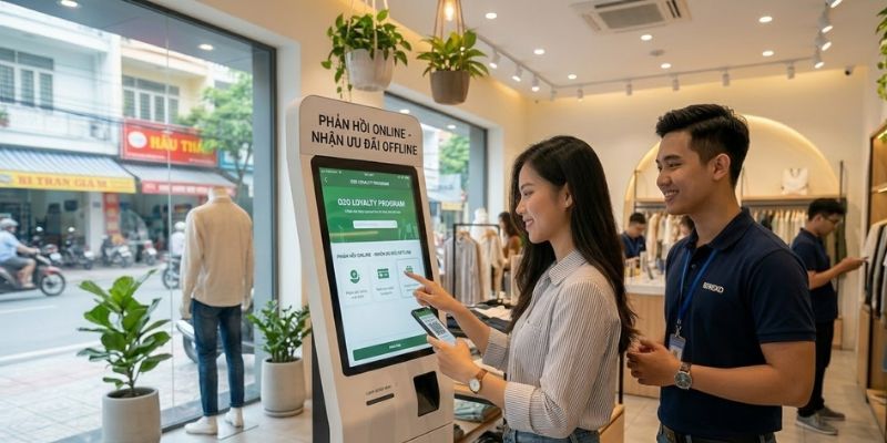 Mô hình O2O dùng voucher QR tăng 35% lưu lượng khách